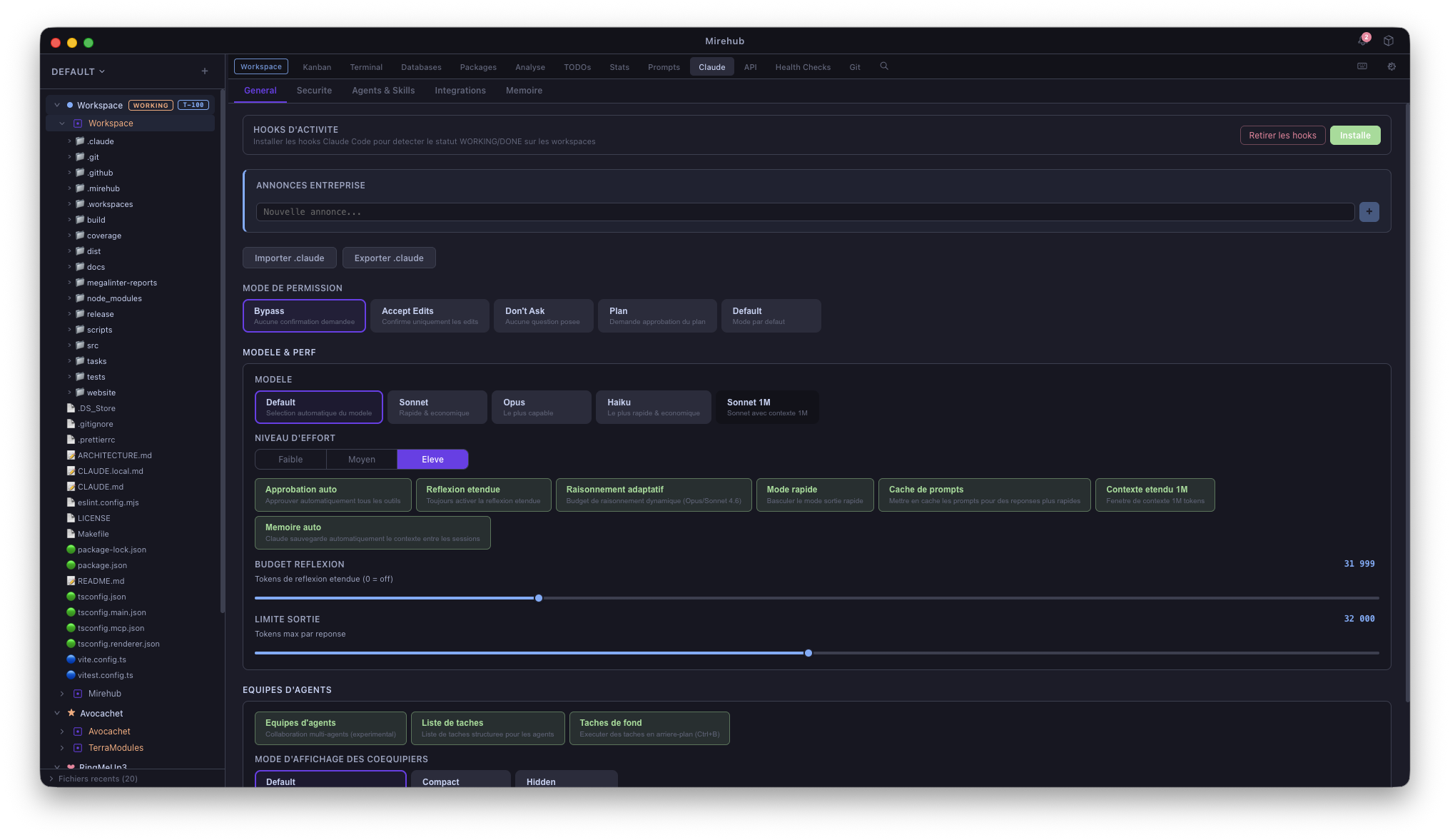 Vue Claude AI — Général