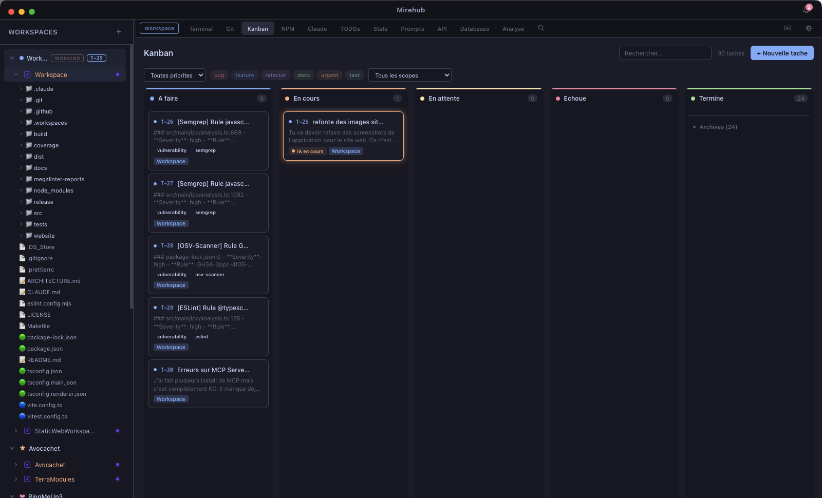Kanbai — Kanban AI : gerez vos tâches et laissez Claude les resoudre automatiquement
