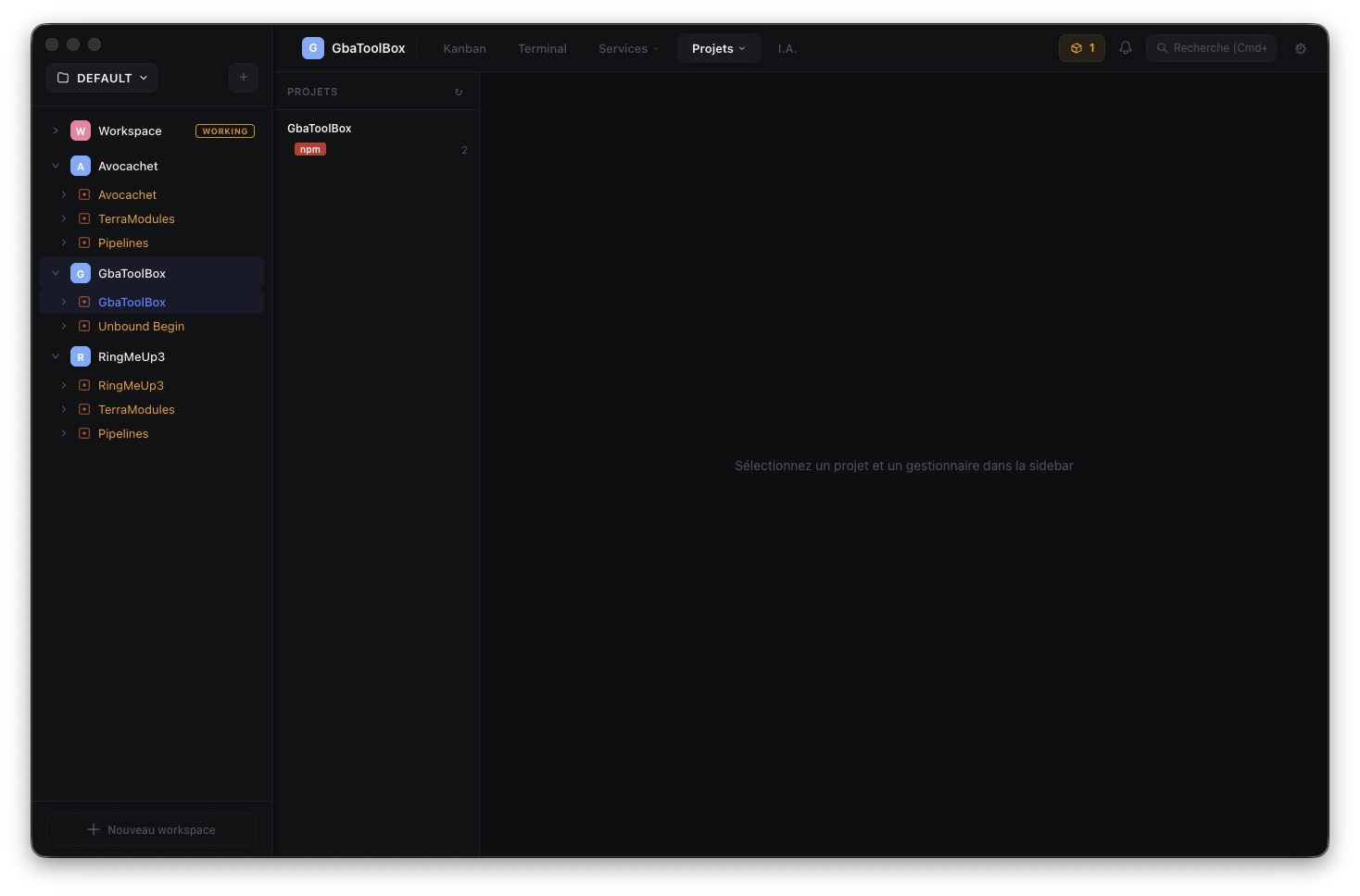 Packages — Available updates with batch update